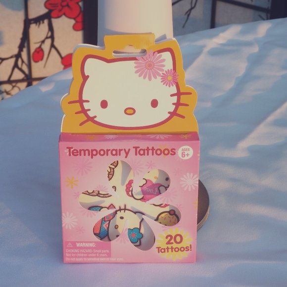 Hello Kitty Accessories Hello Kitty Temporary Tattoos Poshmark